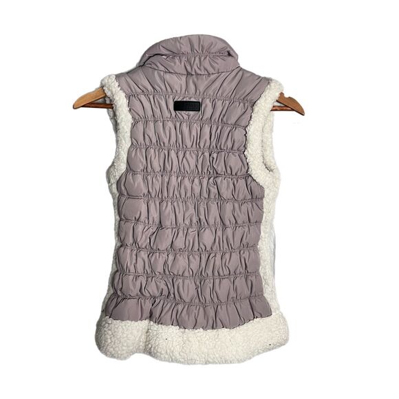Calvin Klein Winter Quilted Vest with faux fur, Small - Picture 2 of 8